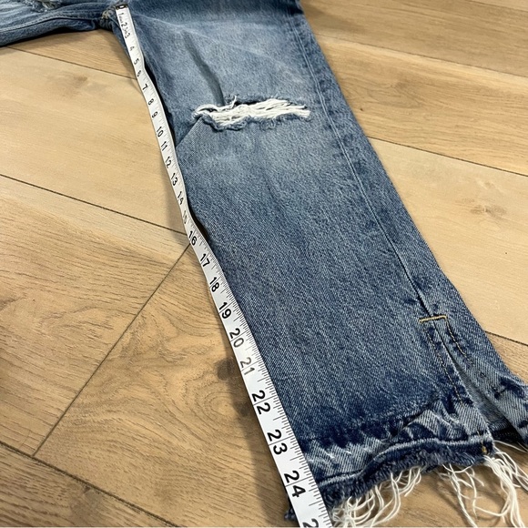 We the Free Women’s Lita Jeans Ripped Frayed Raw Hem High Waist - Picture 8 of 16